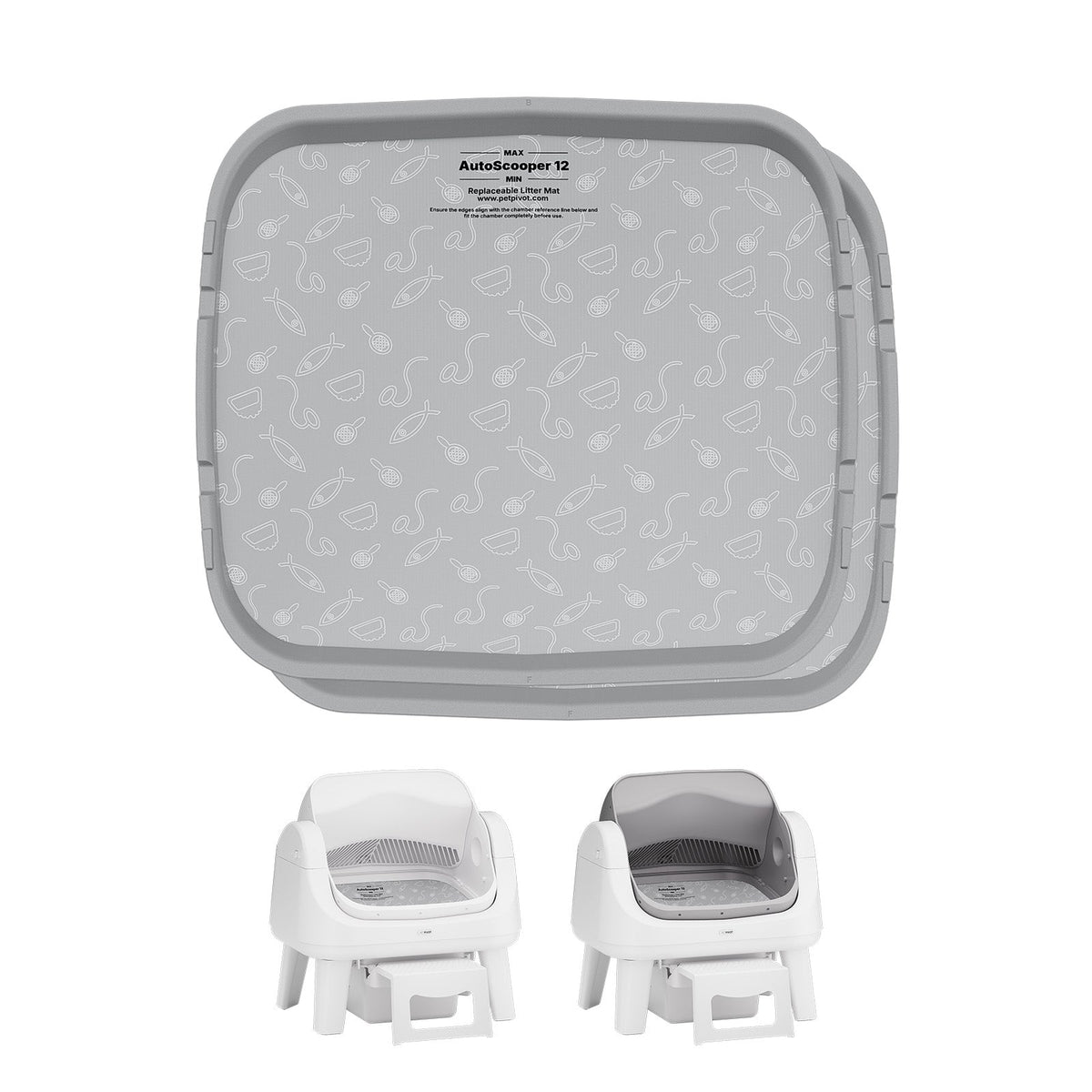 AutoScooper 12 litter Bed – 2 Pack