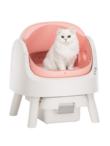 AutoScooper 11 Cat Litter Box-Pink
