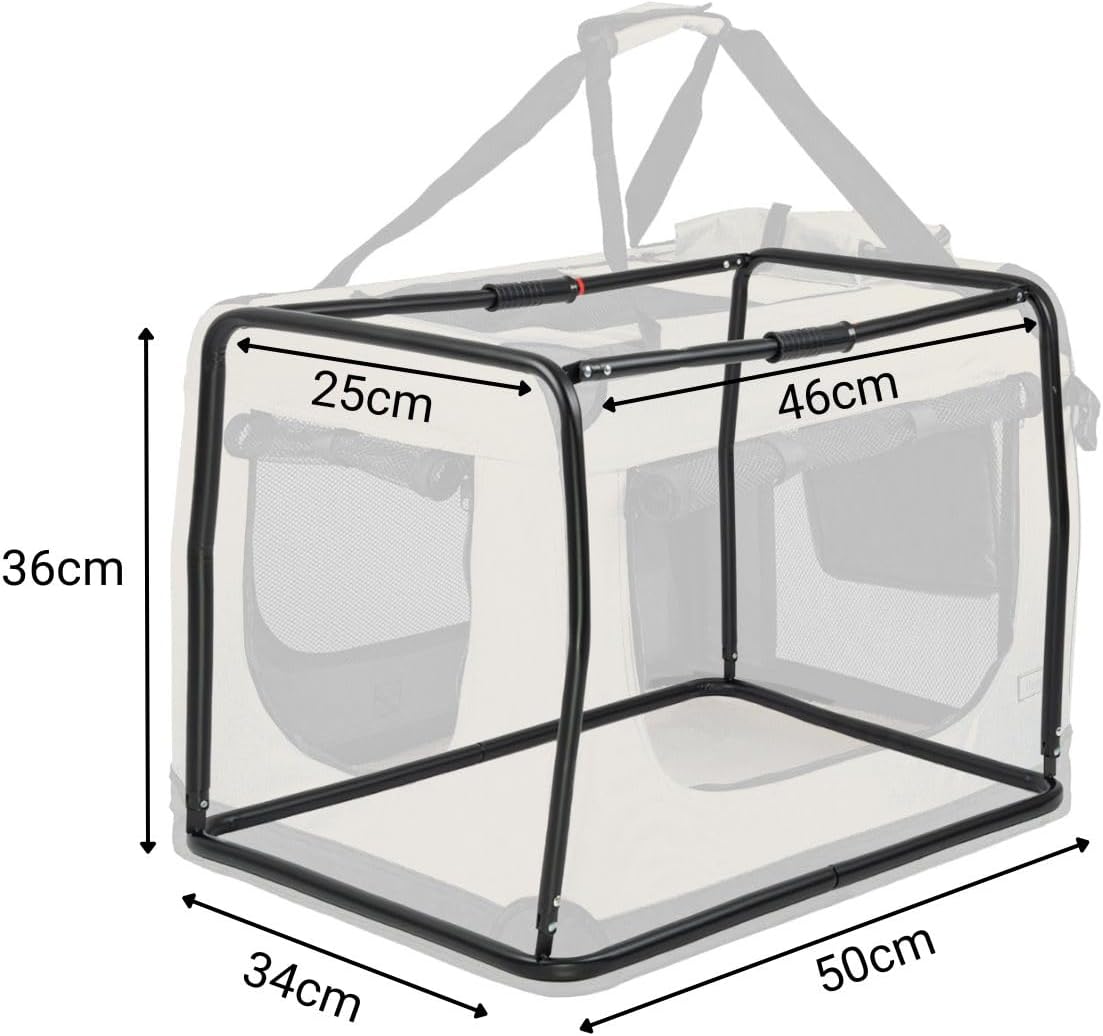 Foldable Soft Sided Pet Crate for Dogs & Cats