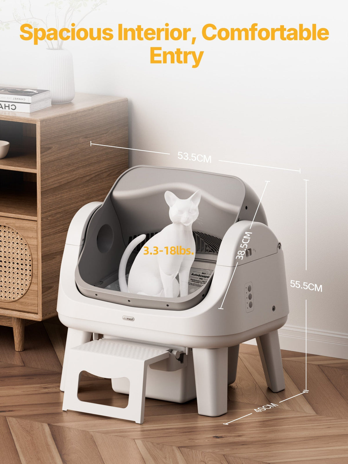 Jason｜AutoScooper 12 Lite Cat Litter Box