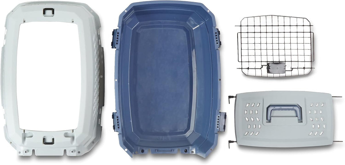 Hard-Sided Pet Carrier with Ventilation & Metal Door