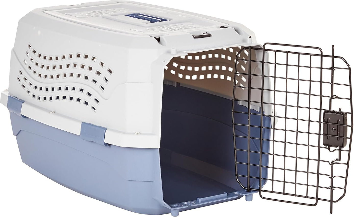 Hard-Sided Pet Carrier with Ventilation & Metal Door