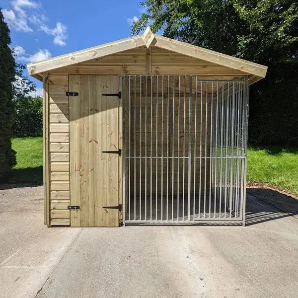 8ft x 4ft Outdoor Dog Kennel with Professional Installation