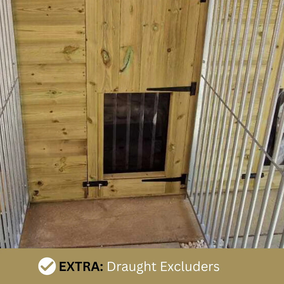 8ft x 4ft Outdoor Dog Kennel with Professional Installation