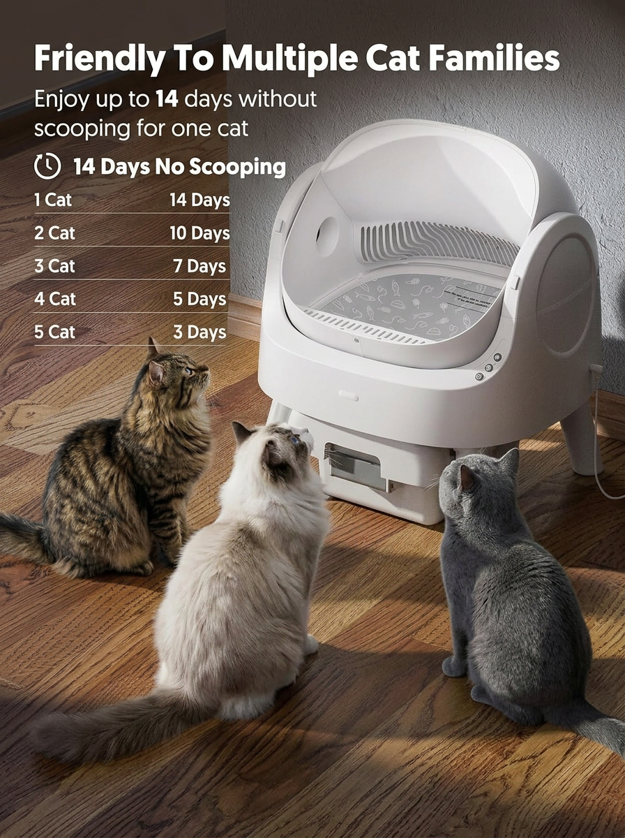 Jason｜AutoScooper 11 Cat Litter Box