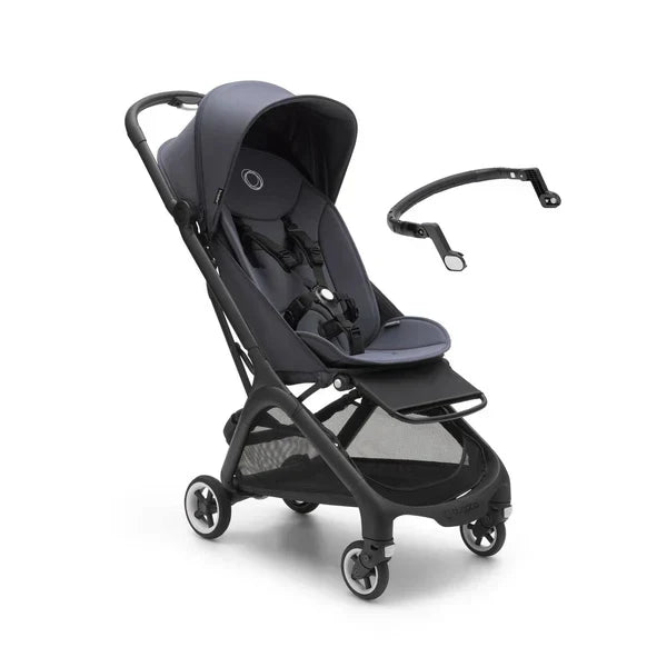 Bugaboo Butterfly Compact Travel Stroller with Bumper Bar – Stormy Blue Lightweight Pushchair